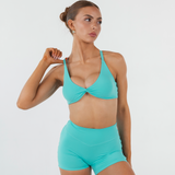 ANTHEM TWIST BRALETTE - AGAVE