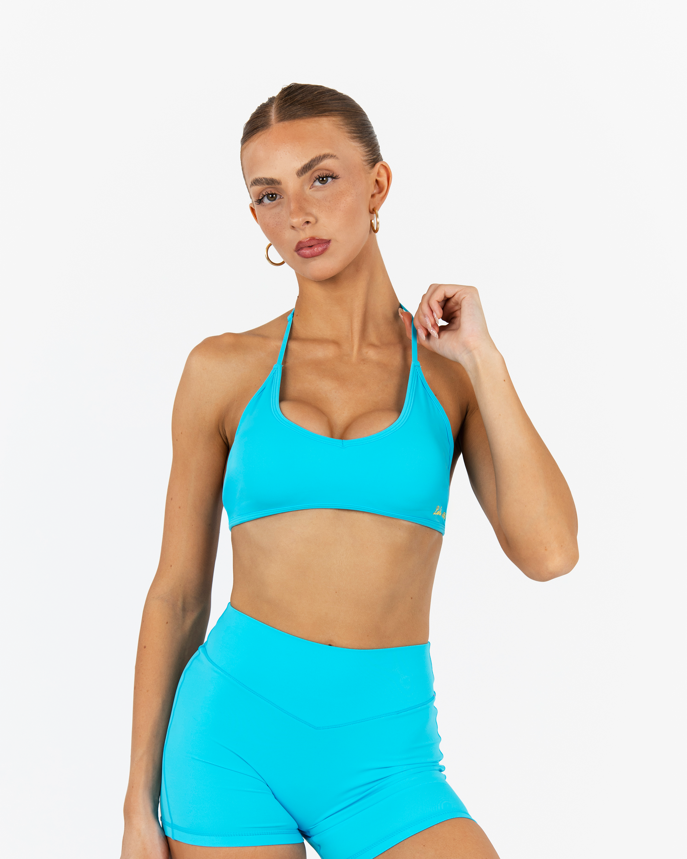 FLEXLUX™ Fabric Halter Bralette | LAKI Active - BREEZE – LAKI ACTIVE