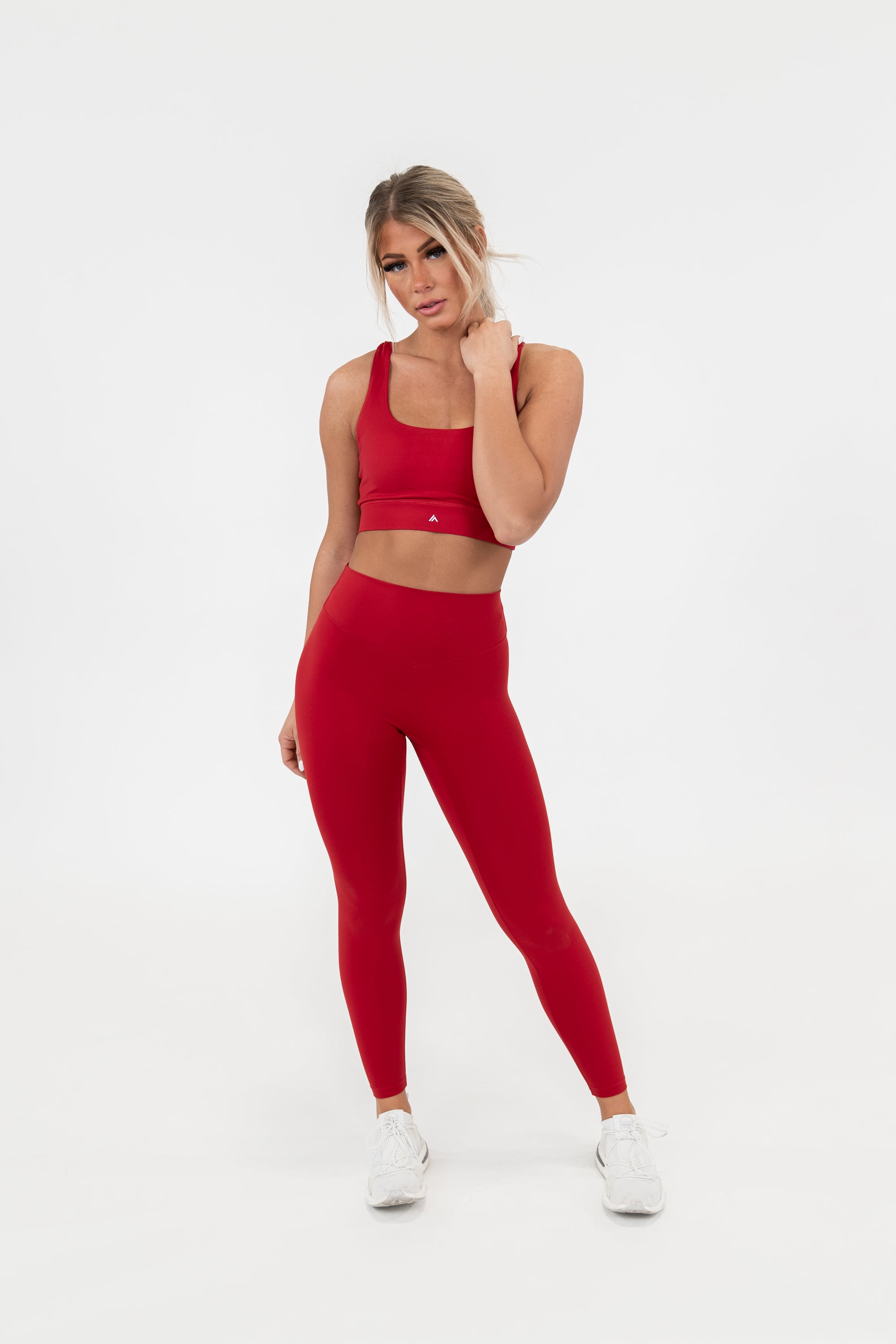 ONLY PLAY Skinny Workout Pants 'LIZ' in Wine Red