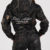 TRAINING CLUB ZIP UP HOODIE - BLACK CAMO