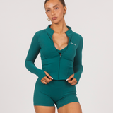 ANTHEM SCULPT JACKET - EMERALD