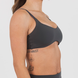 MONROE SPORTS BRA - COAL