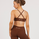 ANTHEM TWIST BRALETTE - BRANDY