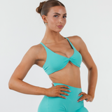 ANTHEM TWIST BRALETTE - AGAVE