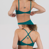 MONROE SPORTS BRA - EMERALD