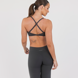 MONROE SPORTS BRA - COAL