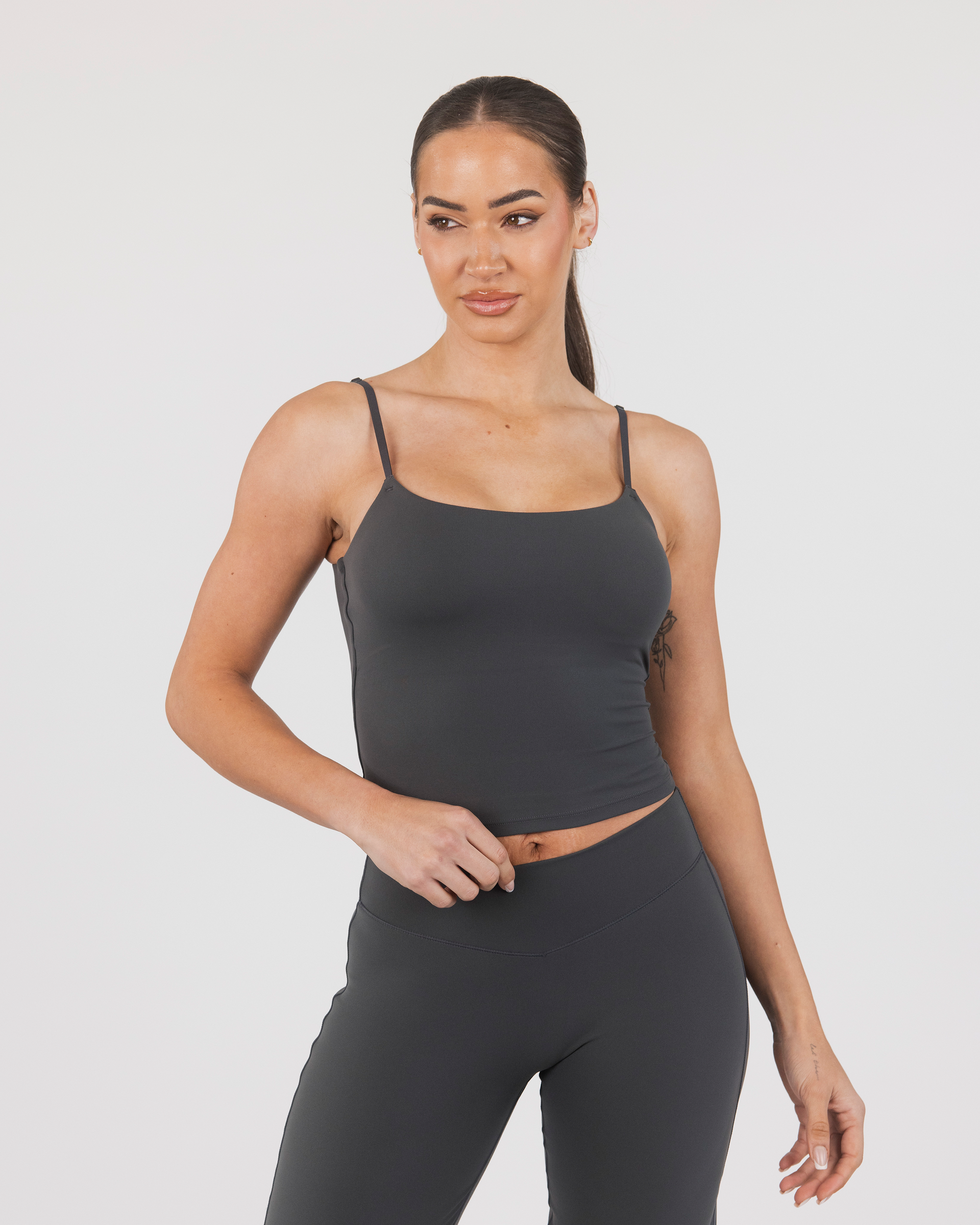 MONROE TANK TOP - COAL – LAKI ACTIVE