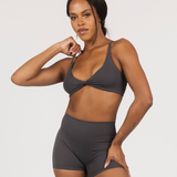 ANTHEM TWIST BRALETTE - COAL