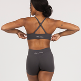 ANTHEM TWIST BRALETTE - COAL