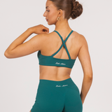 ANTHEM TWIST BRALETTE - EMERALD