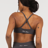 ANTHEM TWIST BRALETTE - COAL