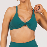 ANTHEM TWIST BRALETTE - EMERALD