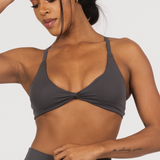 ANTHEM TWIST BRALETTE - COAL