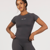 ANTHEM SCULPT TEE - COAL