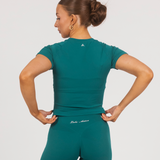 ANTHEM SCULPT TEE - EMERALD