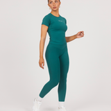 ANTHEM SCULPT TEE - EMERALD