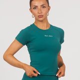 ANTHEM SCULPT TEE - EMERALD