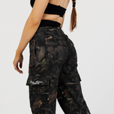 TRAINING CLUB STRAIGHT LEG CARGOS - BLACK CAMO