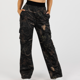 TRAINING CLUB STRAIGHT LEG CARGOS - BLACK CAMO