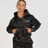 TRAINING CLUB ZIP UP HOODIE - BLACK CAMO