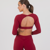 MONROE LONG SLEEVE CROP - CHATEAU