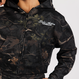 TRAINING CLUB ZIP UP HOODIE - BLACK CAMO
