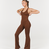 FLEXLUX FLARE BODYSUIT - BRANDY