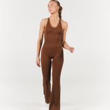 FLEXLUX FLARE BODYSUIT - BRANDY
