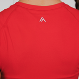 ANTHEM SCULPT TEE - LAVA