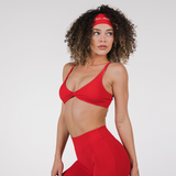 ANTHEM TWIST BRALETTE - LAVA