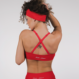 ANTHEM TWIST BRALETTE - LAVA