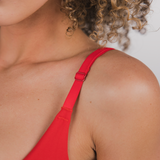 ANTHEM TWIST BRALETTE - LAVA