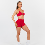 FLEXLUX™ TWIST BRALETTE - LAVA