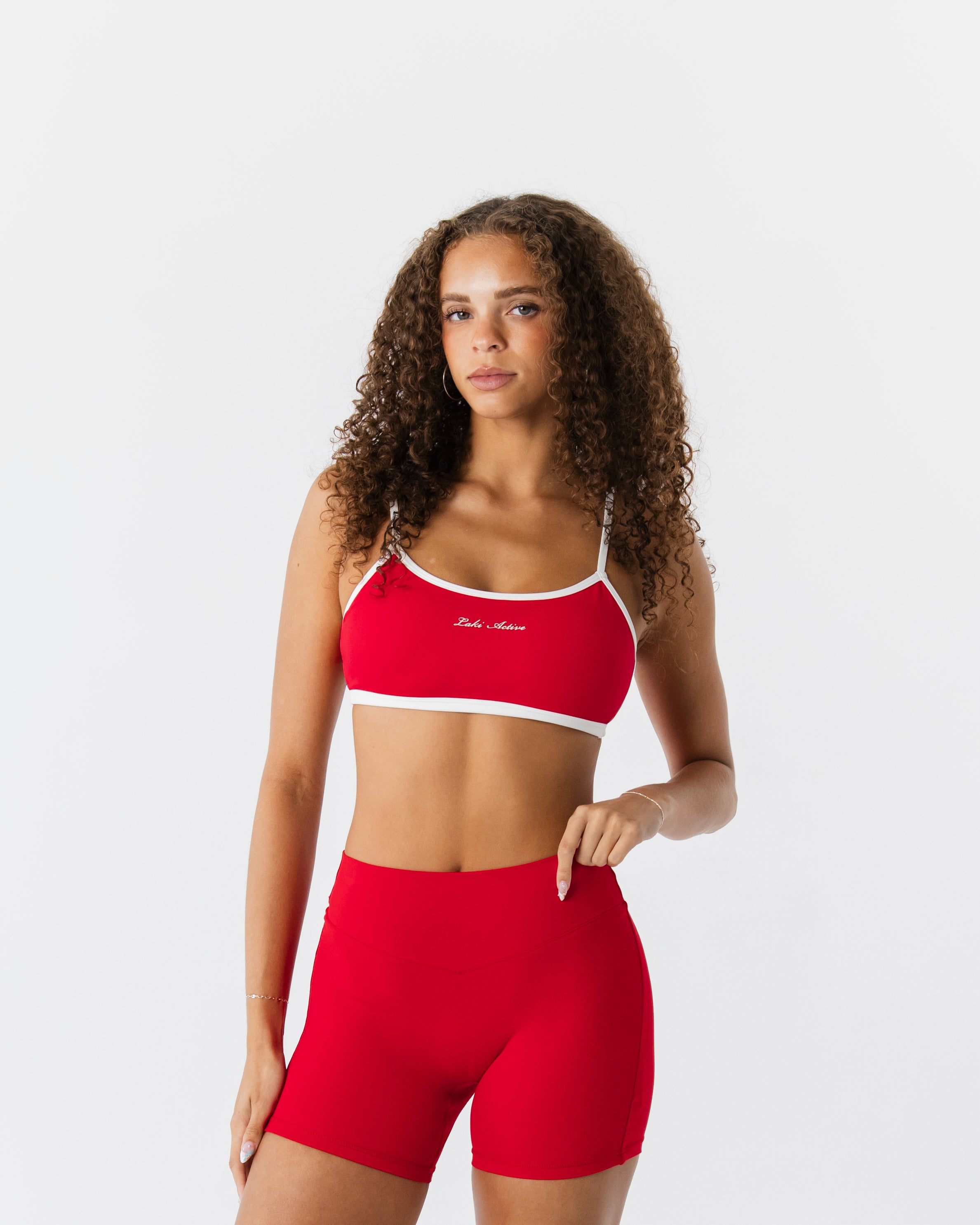 FLEXLUX™ Fabric, CONTRAST BRA – 3-Way Strap - LAVA – LAKI ACTIVE
