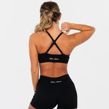 FLEXLUX™ TWIST BRALETTE - MIDNIGHT