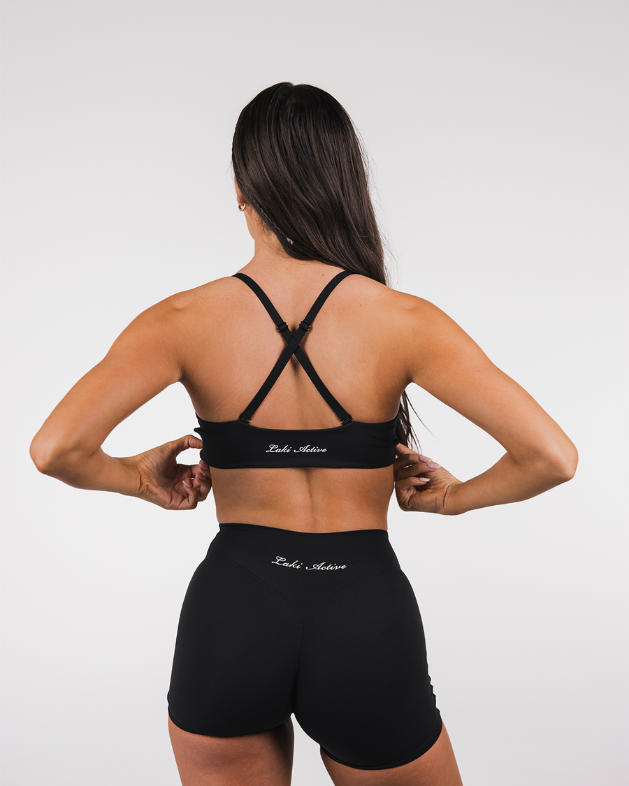 ANTHEM TWIST BRALETTE - MIDNIGHT