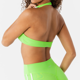 SWIFTTEK™ MINIMAL HALTER BRALETTE - CHARGE