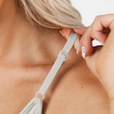 ICON SCRUNCH BRA - TITANIUM