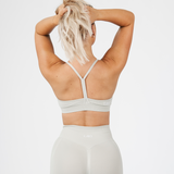 ICON SCRUNCH BRA - TITANIUM