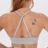 ICON PLUNGE BRA - TITANIUM