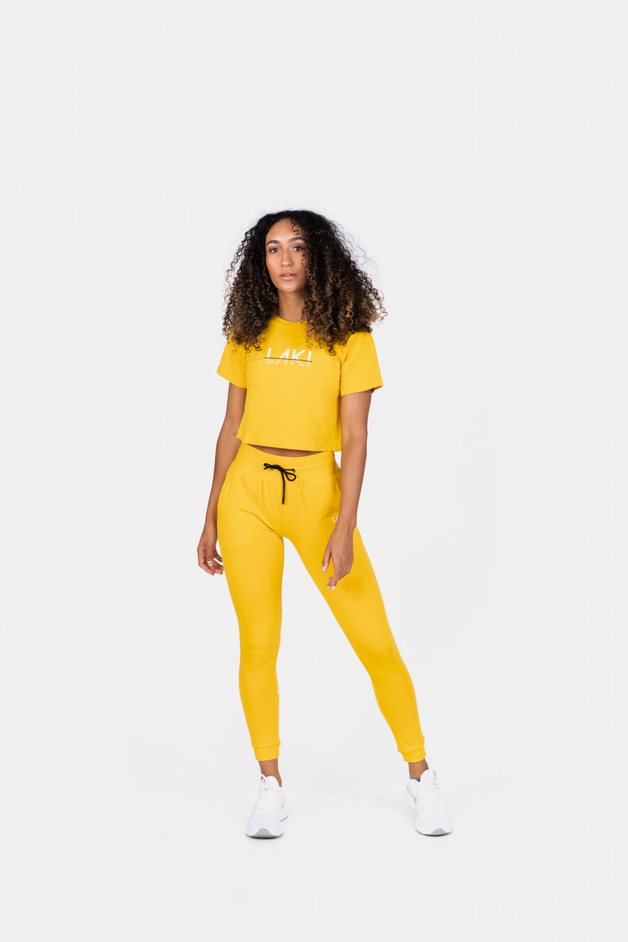 CROSSOVER CROP TEE - DAISY