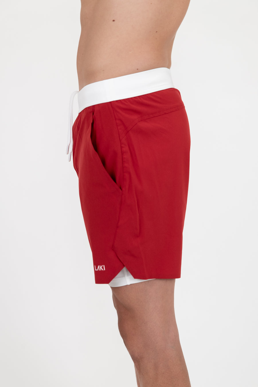REACT SHORTS 2.0 WITH LINER- SCARLET